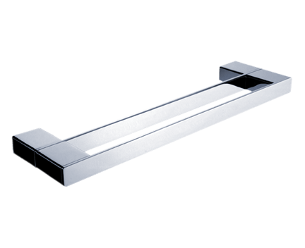 Towel rail Kibo double 376mm | chrome