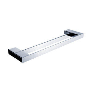 Towel rail Kibo double 376mm | chrome