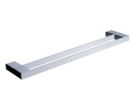 Towel rail Kibo double 476mm | chrome