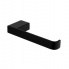 Toilet paper holder without cover Kibo on one role | black matte