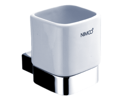 Kibo tumbler holder with tumbler | chrome