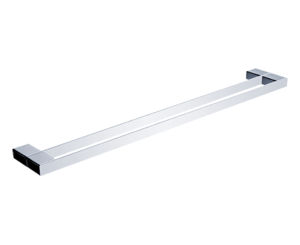 Towel rail Kibo double 626mm | chrome