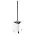 Toilet brush with a ceramic vessel Kibo