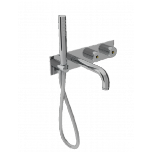 Concealed lever mixer Shower and bath fixture 5th AVENUE, gold