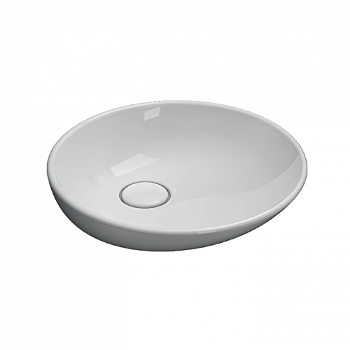 Washbasin FREE white | round 500 x 500 x 140 | white