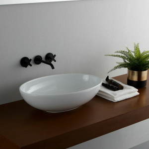 Countertop washbasin BOAT 59 | 595 x 395 x 155 | Bianco | white