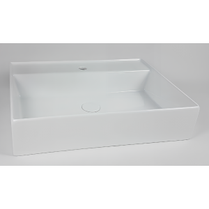 Sinks LIKE | 600 x 460 x 130 mm | vessel sinks | rectangular | Pink mattte