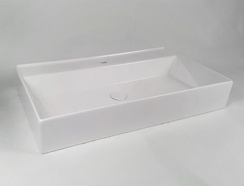 Sinks LIKE | 800 x 460 x 130 mm | vessel sinks | rectangular | Ocher mattte