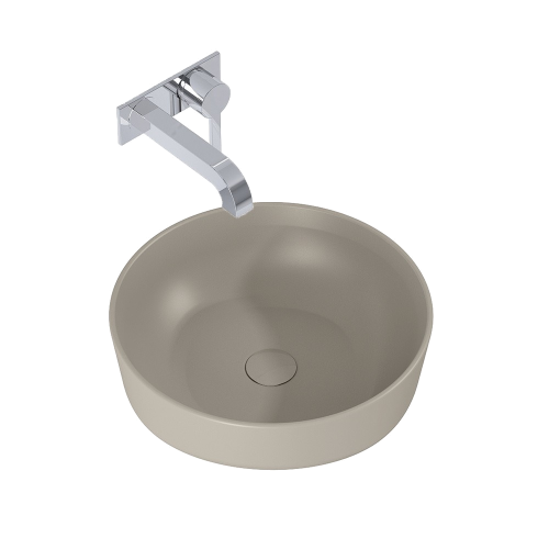 Countertop sink LIMONA | 410 x 410 x 135 | dune matte