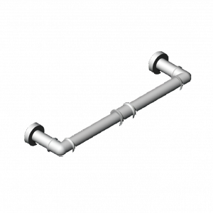 Towel holder 5th AVENUE 310 mm | brushed nickel