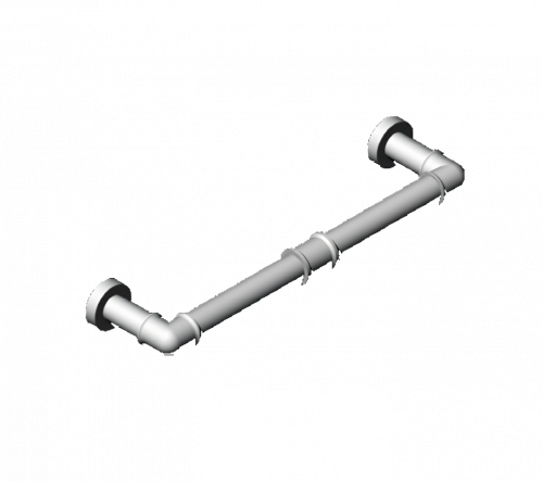 Towel holder 5th AVENUE 310 mm | chrome polished