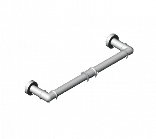 Towel holder 5th AVENUE 310 mm | chrome matte