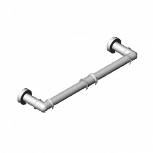 Towel holder 5th AVENUE 310 mm | chrome matte