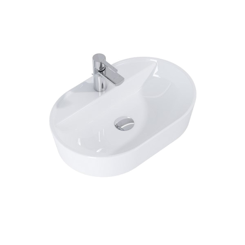 Countertop washbasin ARIA | 620 x 132 x 410 | white