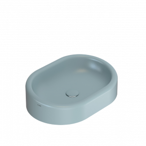 Washbasin T-EDGE | 600 x 420 x 160 | Blue mattte