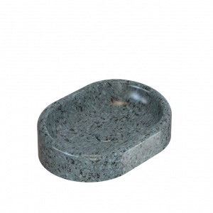 Washbasin T-EDGE | 600 x 420 x 160 | Turquoise grit mattte