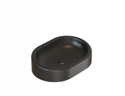 Washbasin T-EDGE | 600 x 420 x 160 | Anthracite mattte