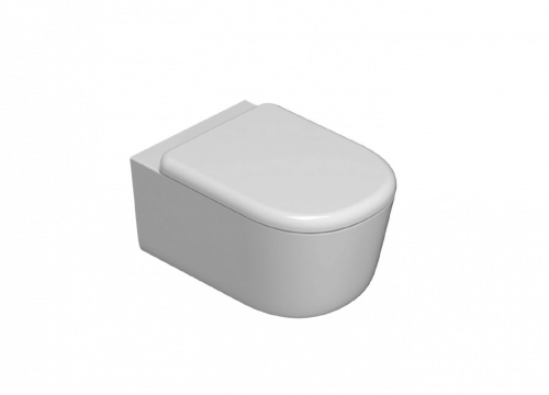 Wall-mounted toilet GLOBO | 540x360x340 | White gloss | White gloss