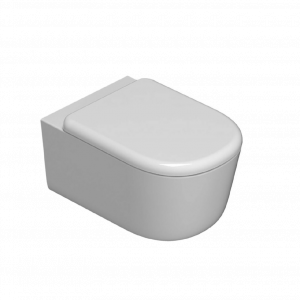 Wall-mounted toilet GLOBO | 540x360x340 | White gloss | White gloss