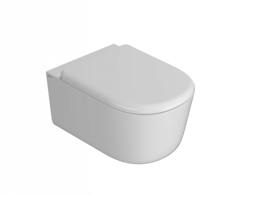 Wall-mounted toilet GLOBO | 540x360x340 | White gloss | White mattte