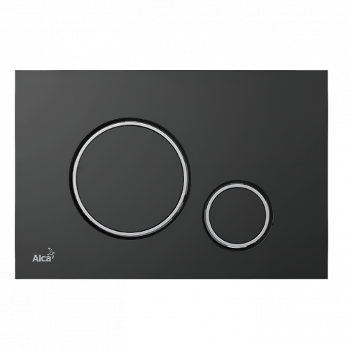 Ovládanie WC modulu Alca M778 - čierna-mat / chróm-lesk
