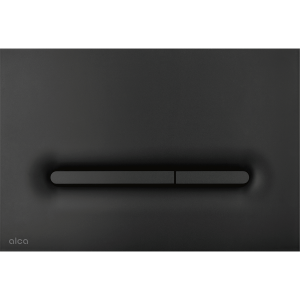 Flush plate for pre-wall installation system Linka | Black/Black