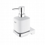 Soap dispenser with ceramic bowl Maya | chrome