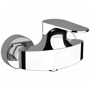 Shower lever faucet CLASS LINE | 100 mm | white mattte