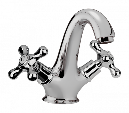 Wash basin faucets Liberty | upright faucet fixtures | low | chrome gloss