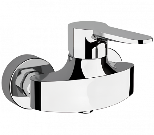 Shower lever faucet WINNER | 100 mm | white mattte