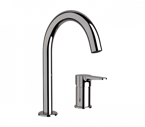 Wash basin faucets WINNER | multiple-element | brushed nickel gloss