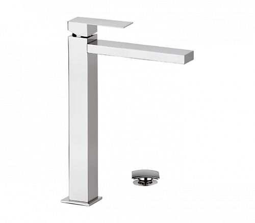 Wash basin faucets Q-DESIGN| upright faucet fixtures | high | chrome black