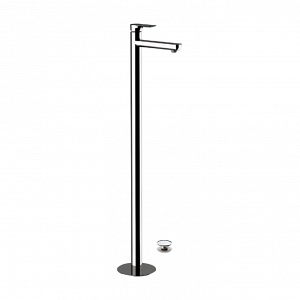 INFINITY washbasin faucet lever | solitary | brushed nickel gloss