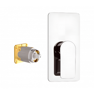 Concealed module INFINITY one - way lever upper part | white mattte