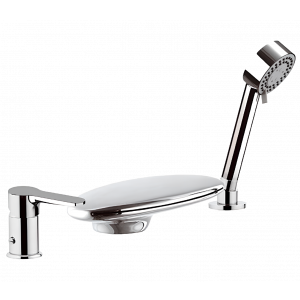 Shower and bath faucet CAE 780 upright lever mixer, three elements