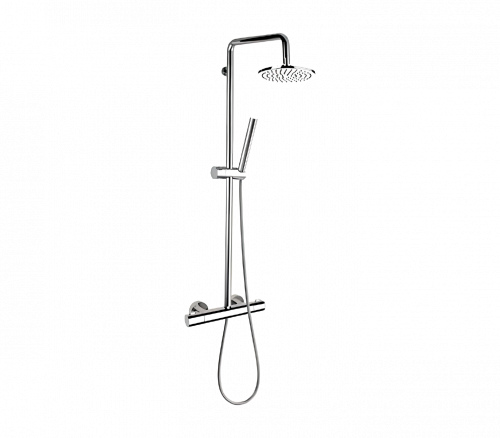 Shower sets | wall mounted sets | Thermostatic | stainless steel color