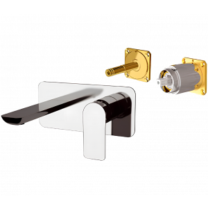 Washbasin faucet INFINITY upper part lever single element | brushed nickel gloss