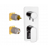 Concealed module INFINITY upper part lever three - way | white mattte