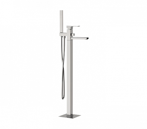 Bath faucet Absolute lever mixer, free-standing | stainless steel color