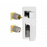 Concealed module ABSOLUTE upper part lever three - way | gold gloss