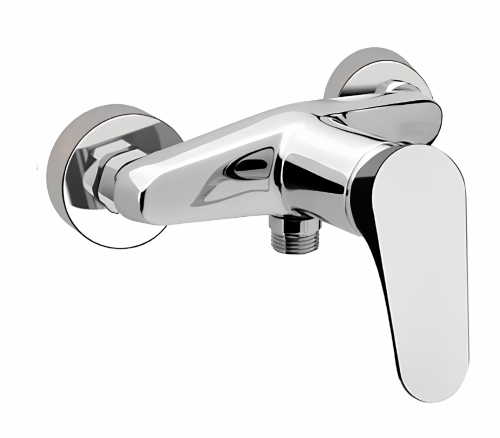 Shower lever faucet CLASS LINE | brushed nickel gloss