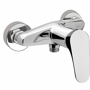 Shower lever faucet CLASS LINE | white mattte