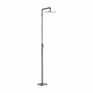 Freestanding outdoor shower | Ø 300 | chrome