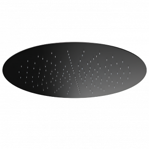 Built- round shower head - Ø 340 mm | black mattte