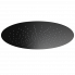 Built- round shower head - Ø 340 mm | black mattte