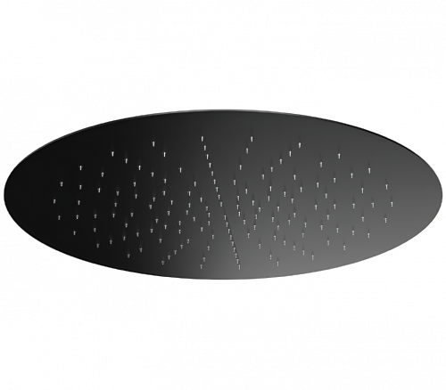 Vestavaná sprchová hlavica | kruhová Ø 440 mm | čierná mat