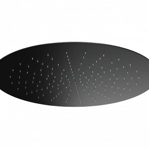 Built- round shower head - Ø 440 mm | black mattte