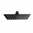 Sprchová hlavica SoffiSlim SQ | závesná | 250 x 250 mm | čtvercový | leštená nerez | čierná mat