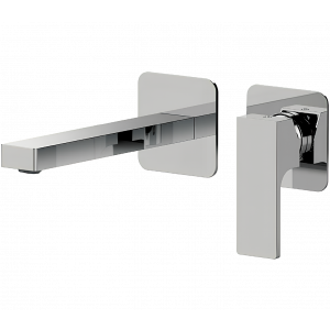 AU | Wash basin faucets Absolute | wall concealed | Lever | 190 | chrome gloss