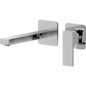 AU | Wash basin faucets Absolute | wall concealed | Lever | 230 | chrome gloss